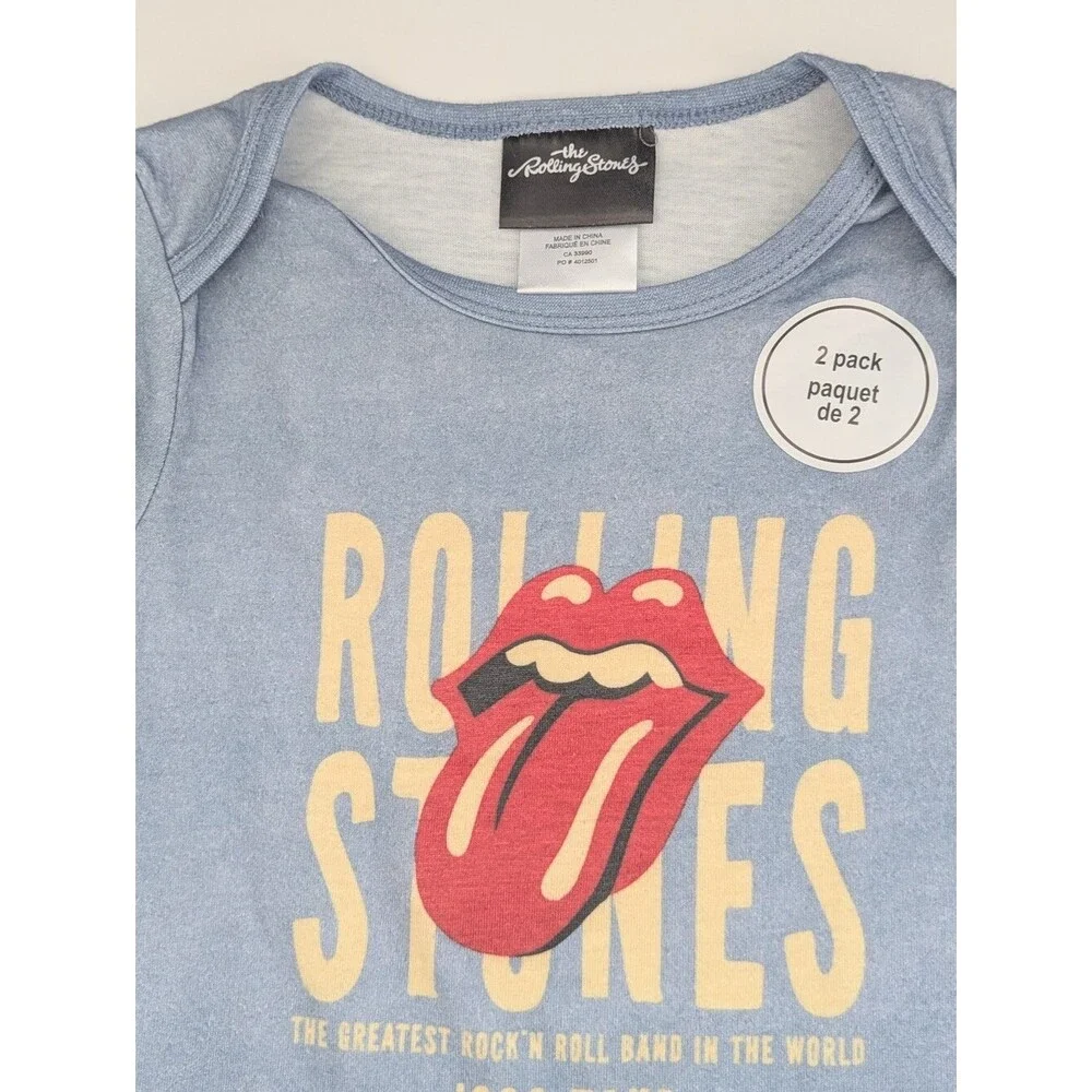 NWT Bundle of 2 Baby (18-24 Months) Rolling Stones' One-Piece Bodysuits